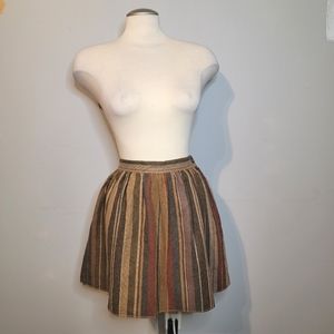 Urban Outfitters | striped Tweed skirt